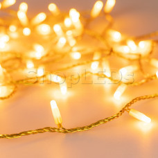 Светодиодная гирлянда ARD-STRING-CLASSIC-10000-YELLOW-100LED-MILK-STD Yellow (230V, 7W)