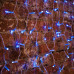 Гирлянда Светодиодный Дождь  2x0,8м, прозрачный провод, 230 В, диоды Синие, 160 LED